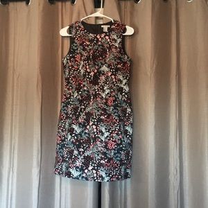 Embroidered Floral Sheath Dress